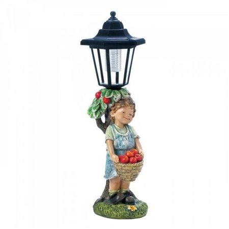 SUMMERFIELD TERRACE Summerfield Terrace 10018275 Apple Basket Solar Street Light Statue 10018275